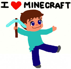 minecraft i love you
