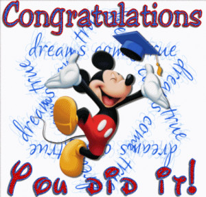 Congratulations You Did It! Graduation Greetings