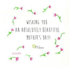 Wishing you a beautiful Mothers Day!! Visit us at Joy of Mom ♥ More