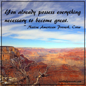 Native American Proverb, Crow [17349]