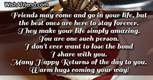Best Friend Birthday Quotes - WishAFriend - HD Wallpapers