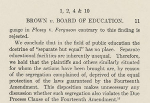 brown vs board of education pictures