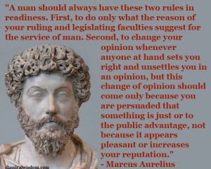 Marcus Aurelius a Man Quotes