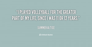 volleyball is my life quotes