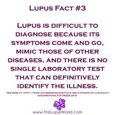 Lupus #LupusFact #LupusAwareness #ThisLupieWorld #ChronicIllness # ...