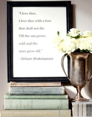 WHOLE lotta love...W. Shakespeare