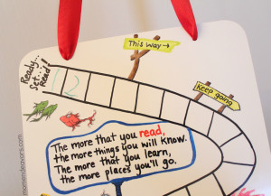 DIY Dr. Seuss Inspired Reading Chart