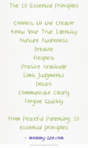 Principles Connect to the Creator Know Your True Identity Nurture ...