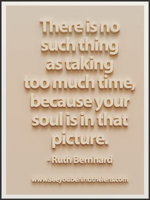Ruth Bernhard Quote: Soul is in that picture... Via www ...