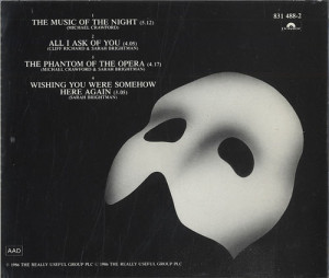 Andrew Lloyd Webber The Phantom Of The Opera Sampler Germany Promo CD ...