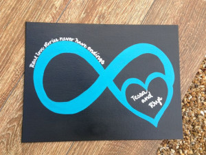 Hand+Painted+Canvas++Infinity+Symbol+Real+Love+Stories+by+Canleo,+$15 ...