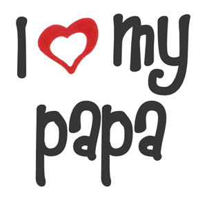 our cute and supremely elegant i love heart my papa t shirt tee ...