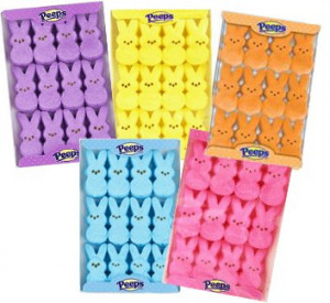 Easter Marshmallow Bunny Peeps Variety Pack 5ct.