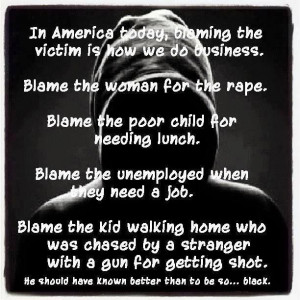 STOP the victim-blaming!