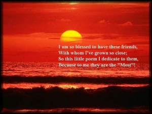 Am So Blessed To Have these Friends ~ Friendship Quote