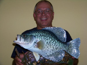 Here is my replica of my 3 lb 2oz crappie that I caught last year. I'm ...