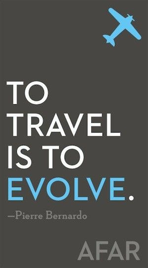 To travel is to evolve (www.thecultureur.com)