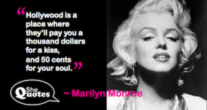 Marilyn Monroe on Hollywood.