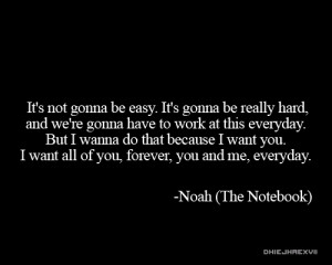 forever, love, quotes, the notebook