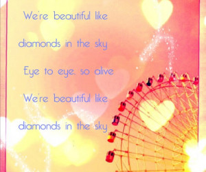 Beautiful, Cute, Diamonds In The Sky, Pretty, Quote, Quotes
