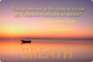 Feeling and breathing quotes, Thich Nhat Hanh Quotes