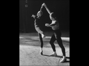 Ballerina Maria Tallchief Rehearsing 'Swan Lake' with Andre Eglevsky