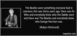The Beatles were something everyone had in common; this was thirty ...