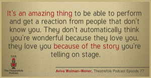 Quote from ~Aviva Wolman-Wener on this week's podcast #quote