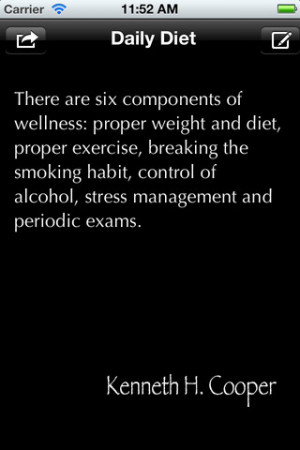 Download Daily Diet Quotes iPhone iPad iOS
