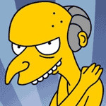 ... best known for his many roles on The Simpsons , including Mr. Burns