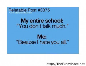 That moment when you hate entire school - Funny Pictures, Awesome ...