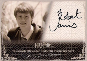 Auto Robert Jarvis as Young James Potter photo ...