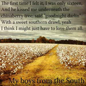 ... Alabama, drivin through Montgomery right now, somethin bout a boy from