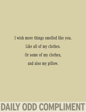 The Daily Odd Compliment