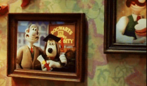 the beginning of wallace and gromit and the curse of the were rabbit