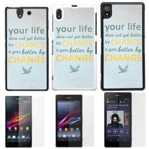 Details about Sayings Quotes Case Cover for Sony Xperia Z - Z1 and Z2 ...