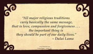 With a sentiment similar to the Dalai Lama’s above, the thoughts of ...