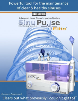 SinuPulse Elite - Advanced Nasal Sinus Irrigator - 5 Star Reviews on ...