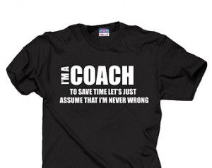 Am A Coach T-Shirt Gift For Coach Profession Funny T Shirt Tee ...