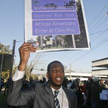 ... march over Florida's 'stand your ground' law at Florida Capitol