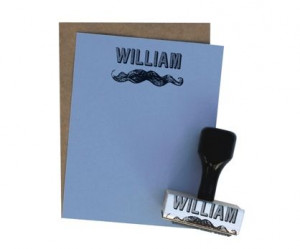 Oh I think my boy needs this personalized stationary & stamp set (from ...