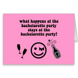 Bachelorette Party Cards