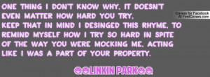 In the end-Linkin Park Profile Facebook Covers