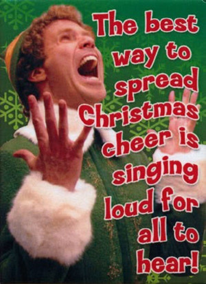 spread christmas cheer will ferrell as buddy in the christmas movie ...