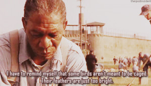 ... redemption # andy dufresne # bird # quote # my stuff # movie quotes