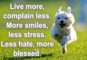... , complain less, more Smiles, less stress | Good thoughts wallpapers