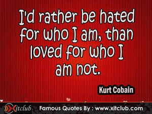 You Are Currently Browsing 15 Most Famous Quotes By Kurt Cobain