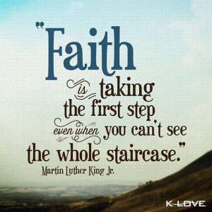 Take the leap of faith.