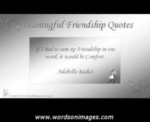 Meaningful friendship quotes