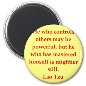 great Lao Tzu Quote Fridge Magnets